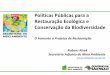 Políticas Públicas para a Restauração Ecológica e ...botanica.sp.gov.br/files/2013/11/Rubens-Rizek.pdf · Políticas Públicas para a Restauração Ecológica e Conservação