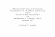 Mary Davisson Friend, William D. Arthur (Arters) and Their ... · Mary Davisson Friend, William D. Arthur (Arters) and Their Descendants of Webster County, WV Book III (2013) by Patrick