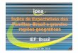 Slides - IEF Brasil setembro1 - ipea.gov.br - ief brasil... · Índice de Expectativas das Fam ílias: Brasil e grandes regiões geogr áficas IEF Brasil Setembro de 2010