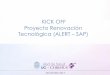 KICK OFF Proyecto Renovación Tecnológica (ALERT SAP)comunicaciones.saluduc.cl/all/2017/Hospital/kickoff3.pdf •Renovación de Sistemas Legados Obsoletos (Implementación SAP). 
