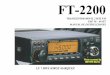 TRANSCEPTOR MOVIL 2 MTS FM VHF 50 – WATT MANUAL … · TRANSCEPTOR MOVIL 2 MTS FM VHF 50 – WATT MANUAL DE INSTRUCCIONES ... Especificaciones de la antena El FT-2200 está diseñado