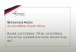 ArcelorMittal South Africa · ArcelorMittal South Africa Board committees: What committees should be created and what should they do? Board Committees What Committees should be created