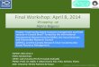 Final&Workshop:&April8,2014 - University of Manitobaumanitoba.ca/institutes/natural_resources/Brazil/brazilpdf/2014/... · • Capítulo3:Priolli,’ Stabellini&’ Bajay:Diversidade’genéca