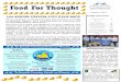 Food For Thought - Corning Meals on Wheels · Food For Thought Inside this issue: ... John Brown Mary Beth Maxa David Moses Jackie Rossi ... Elaine Acomb Frank Acomb Ron & Carolyn