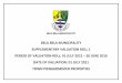 BELA BELA MUNICIPALITY COVER TOWN PIENAARSRIVIER · bela bela municipality supplementary valuation roll 1 period of valuation roll: 01 july 2012 – 20 june 2016 date of valuation: