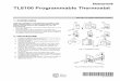 69-2017EFS 01 - TL8100 Programmable Thermostat · TL8100 PROGRAMMABLE THERMOSTAT 69-2017EFS—01 2 3. THERMOSTAT WIRING Fig. 3. Wiring diagram for a line voltage circulator. ... (0.3