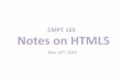 CMPT 165 Notes on HTML5 - Simon Fraser University · HTML5… Why bother? HTML is constantly evolving ...   ... Your browser does not support