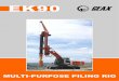 EK90 - Selix · various different piling modes including rotary kelly piling, CFA piling and diaphragm walling. As ... Via Campoceraso 13 60027 Osimo (AN) Italy