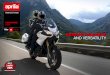 FROM RACE TO ROAD - Aprilia · Aprilia reserves the right to change colour/specification without prior notice. Caponord 1200 can become even more comfortable, exciting and exclusive,