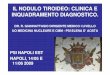 IL NODULO TIROIDEO: CLINICA E INQUADRAMENTO .il nodulo tiroideo: clinica e inquadramento diagnostico