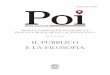 IL PUBBLICO E LA FILOSOFIA - poireview.compoireview.com/wp-content/uploads/2018/10/P.O.I.-n.-2-IL-PUBBLICO-E... · dall’altro, il modello tramandatoci da Epicuro tutto incentrato