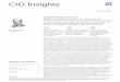CIO Insights - fabrizioallasia.itfabrizioallasia.it/documents/output/id/13762/name/CIO Insights... · del 2012, i prezzi delle abitazioni sono risaliti del 60% tornando quasi ai massimi
