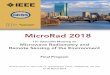 MicroRad 2018 - securecms.com · Paolo Ferrazzoli, Tor Vergata University, Italy Leila Guerriero, Tor Vergata University, Italy ... CNR/IFAC, Italy Paolo Pampaloni, CNR/IFAC, Italy