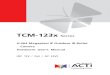 TCM-123x Series - combivox.it · w w w . a c t i.c o m TCM-123x Series Hardware User’s Manual 3 0. Precautions Read these instructions You should read all the safety and operating