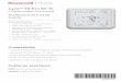 Download Honeywell T6 Pro Lyric Owner’s Manual · Package Includes: • Lyric T6 PRO Wi-Fi Thermostat • UWP Mounting System • Honeywell Standard Installation Adapter (J-box
