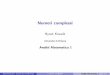 Hynek Kovarikhynek-kovarik.unibs.it/courses/analisi1-pdf/complessi.pdf · -le operazioni somma e prodotto godono della propriet a commutativa, ... Coordinate polari e forma trigonometrica