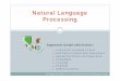 Natural Language Processing - mobilab.unina.it MSTD-Mazzeo/Slide Lezione... · rispetto a una data lingua L ... metalinguaggio che specifica il lemma e il tipo di flessione dell’unità