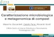 Caratterizzazione microbiologica e metagenomica di compost · È la capacità di un compost di limitare lo sviluppo di malattie ... I compost sono fonte di microrganismi agenti di