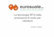 La tecnologia RFId nella produzione di suole per calzature ... · Uso della tecnologia RFId in Eurosuole 1. Identificazione degli stampi e programmazione automatica delle macchine