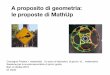A proposito di geometria: le proposte di MathUpmatematica.unibocconi.it/sites/default/files/Dedo_primogrado.pdf · Corso MathUp di II media 2016-17 •Introduzione •Code di aritmetica