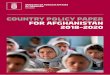COUNTRY POLICY PAPER FOR AFGHANISTAN 2018-2020afghanistan.um.dk/en/~/media/Afghanistan/Documents/Country Policy... · 2 Country policy paper for Afghanistan 2018-2020 Denmark continues