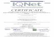 CISQ /RINA has issued an IQNet recognized certificate that ... · ELETTROMECCANICA DORICA DI PIETRONI PATRIZIA E C. S.A.S. THE INTERNATIONAL CERTIFICATION NETWORK CERTIFICATE THE