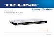 TL-R460 Cable/DSL Router - static.tp-link.com · TL-R460 Cable/DSL Router User Guide. 3. ¾. Supports firmware upgrade . ¾. Supports Remote and Web management . 1.3. Conventions