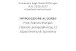 INTRODUZIONE AL CORSO - dec.ec.unipg.itdec.ec.unipg.it/~fabrizio.pompei/lez. 1.Introduzione al corso... · ECONOMIA INDUSTRIALE PROGRAMMA DEL CORSO Anno Accademico 2016-2017 Fabrizio