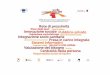 EASI 2014 - PROGRESS AXIS INSPIRE - comune.roma.it · governance delle reti territoriali, costruzione del sistema informativo, revisione delle procedure di compartecipazione , linee