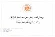 PDS Belangenvereniging Jaarverslag 2017 · huisarts Emma van Overbeeke, hypnotherapeut Marion Janssen en diëtist Carla van Mensvoort • Tergooi ziekenhuis, Blaricum, met MDL-arts