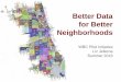Better Data for Better Neighborhoodsarchive.lisc-chicago.org/.../jellema_neighborhood_data_lisc_100716.pdf · Better Data for Better Neighborhoods WBC Pilot Initiative Liz Jellema
