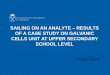 SAILING ON AN ANALYTE RESULTS OF A CASE STUDY ON … · kinga orwat sailing on an analyte – results of a case study on galvanic cells unit at upper secondary school level