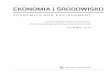 EKONOMIA i ŚRODOWISKO - ekonomiaisrodowisko.pl 24.pdf · EKONOMIA I ŚRODOWISKO 2 (7) • 2016 Theoretical and methodological problems 13 such an economic model are problematic in