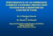 PERFORMANCE OF AN IMPRESSED CURRENT CATHODIC PROTECTION SYSTEM …nace-jubail.org/Meetings/Forum/TueMor/ConTec.pdf · 2011-10-24 · performance of an impressed current cathodic protection