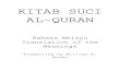 KITAB SUCI AL-QURANqurandownload.com/Malay-Quran-WB.pdf · Dengan nama Allah, Yang Maha Pemurah, lagi Maha Mengasihani. 1. Alif, Laam, Miim. ... 12. Ketahuilah! Bahawa sesungguhnya