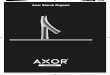 Axor Starck Organic - pro.hansgrohe.bepro.hansgrohe.be/assets/be--fr/Axor_Starck_Organic.pdf · Tweegreepsmengkraan, zonder trekstang - cartouche met keramische schijven en voorinstelbare