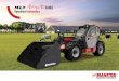 MLT RANGE Agricultural telehandlers · The non-slip step and large handles on the cab frame make it even easier to climb up and down. 17 MLT Clear, modular dashboard Behind the wheel