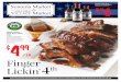 LB. Finger - Nugget Markets · / LB. Finger Lickin'4th These special prices are good Tuesday, July 27 through Monday July 3 at Sonoma Markets. ... 3 - 4 ct. Package or 1 pt. Tub