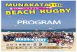 PROGRAM - bf-k.com · munakata beach rugby 11th 宗像 2018年8/25 ・26sat san 宗像市神湊海水浴場特設コート program