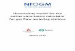 Uncertainty model for the online uncertainty calculator ... · Uncertainty model for the online uncertainty calculator for gas flow metering stations March 2014 ... gas metering station