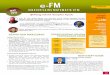 e-FM · e-FM diterbitkan oleh Jabatan Sains Matematik, Fakulti Sains UTM Kenapa mesti belajar matematik? Apa ap-likasinya dalam pem-binaan kerjaya sebenar
