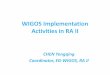 WIGOS Implementation Activities in RA II -  · Outline • Events related to WIGOS • Establishment of EG-WIGOS • Joint WMO RA II/V WIGOS Workshop on DRR • The First session