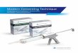 Modern Cementing Technique - zimmerbiomet.com · Modern Cementing Technique Knee (MCT Knee) addresses implant loosening and the objective is to provide long term implant stability