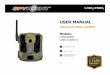 USER MANUAL - spypoint.com · 12 Strap installation grooves Allows you to install the camera using ... It lights up when the camera starts, ... Allows you to start the camera in either,