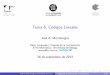 Tema 6. Códigos Linealesmonte/MaterialDocente/TIC/TEMA6.pdf · Tema 6. C odigos Lineales Jos e A. Montenegro Dpto. Lenguajes y Ciencias de la Computaci on ETSI Inform atica. Universidad