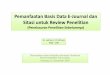 Pemanfaatan Basis Data E-Journal dan Sitasi Untuk Review ... Basis Data E...  Pemanfaatan Basis Data