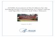 ATSDR Assessment of the Evidence for the Drinking Water ... · 13/01/2017 · ATSDR Assessment of the Evidence for the Drinking Water Contaminants at Camp Lejeune and Specific Cancers