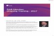 RAB Member Ongoing Training - 2017 - aicpa.org · 8/8/2018 1 RAB Member Ongoing Training - 2017 Richard W. Hill, CPA, CGMA Richard is a shareholder with Mitchell Emert & Hill, P.C