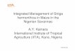 Integrated Management of Striga hermonthica in Maize in ... · Microsoft PowerPoint - Kamara Author: Maurizio Created Date: 6/30/2011 12:52:33 PM 