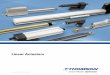 Linear Actuators - Gearcentralen aktuatorer.pdf · The linear actuators in this catalog represent proven design concepts found in the entire Electrak series. From light load 050s